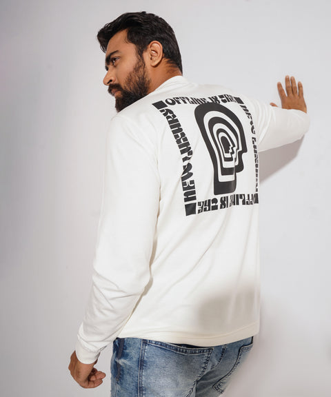 Sultan Mens Sweatshirt - White