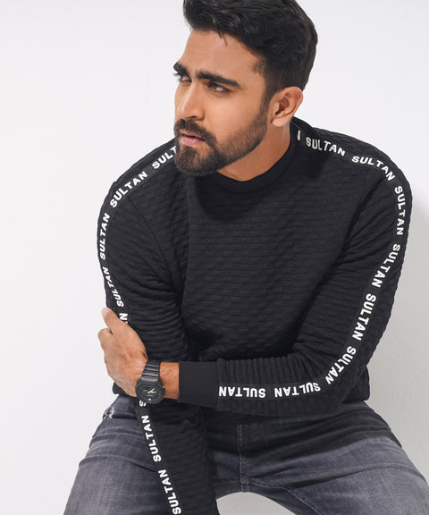 Sultan Mens Sweatshirt - Black