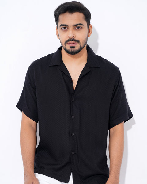 Casual Shirt-BLACK