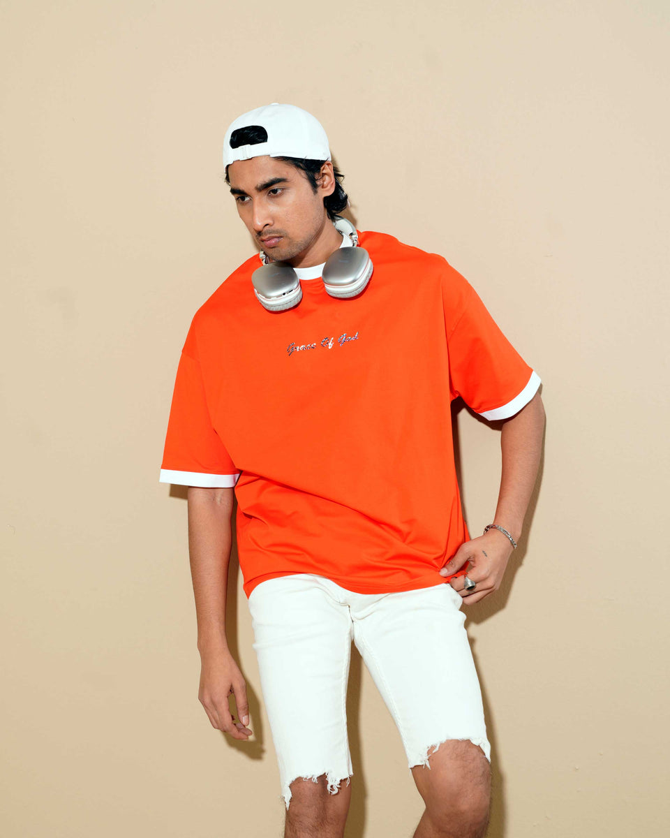 Sultan Men's Drop Shoulder - Orange– Sultan Lifestyle