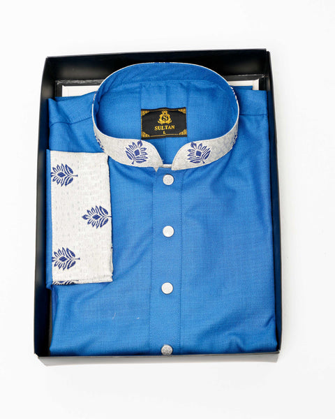 Sultan Men's Panjabi - Royal Blue