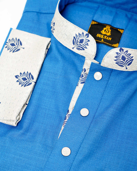 Sultan Men's Panjabi - Royal Blue