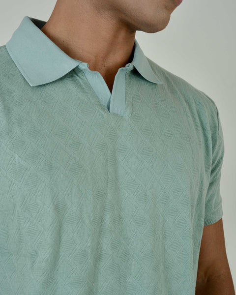 Polo V Neck-Paste