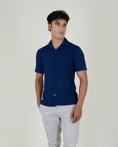 Casual Shirt-Navy