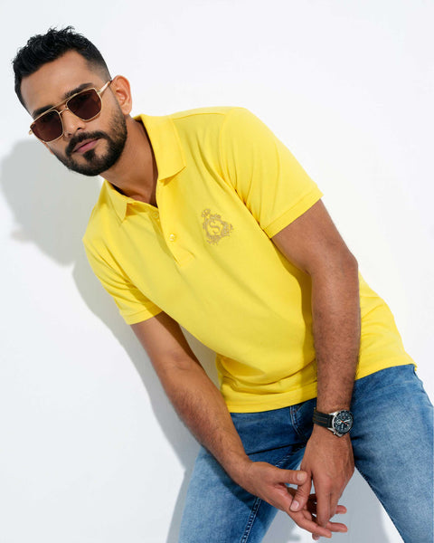 Sultan Mens Polo Shirt- Yellow