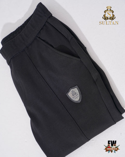 Joggers-Solid-Black